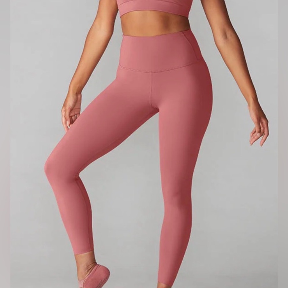 TAVI High-Waist Women's Workout Leggings - Dusty Rose